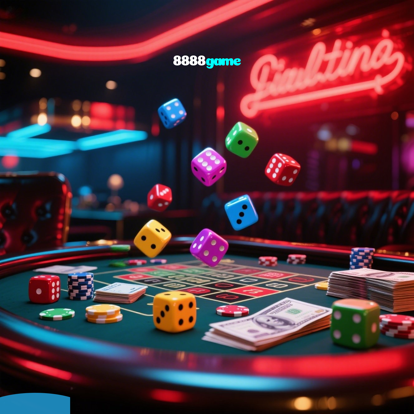 8888game：Apostas ao vivo no futebol e diversão em jogos de cassino como slots e roleta!